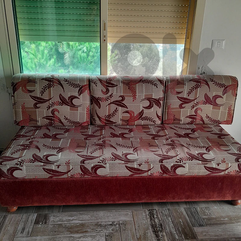 Sofa with a box
