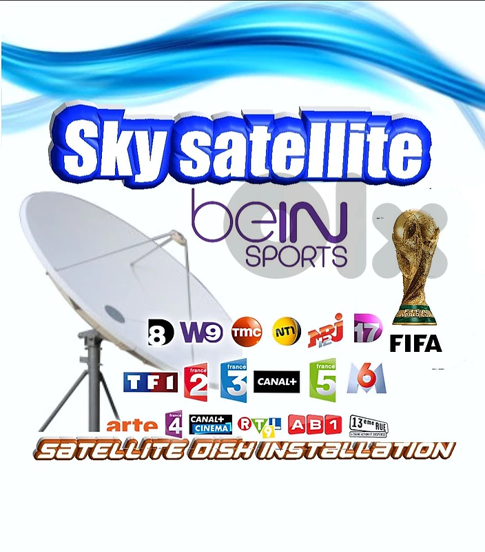 Sky-SAT FIFA world cup 2026 EU-F28C(satellite) تركيب الستلايت