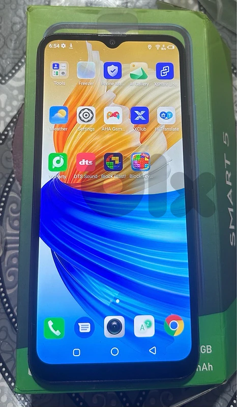 infinix smart 5 mdawar bas ma most3mal