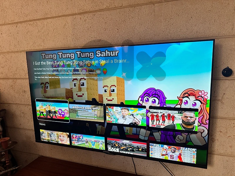تلفزيون سمارت ٦٥ انش مستعمل شهرين tv 65 inch used 2 months