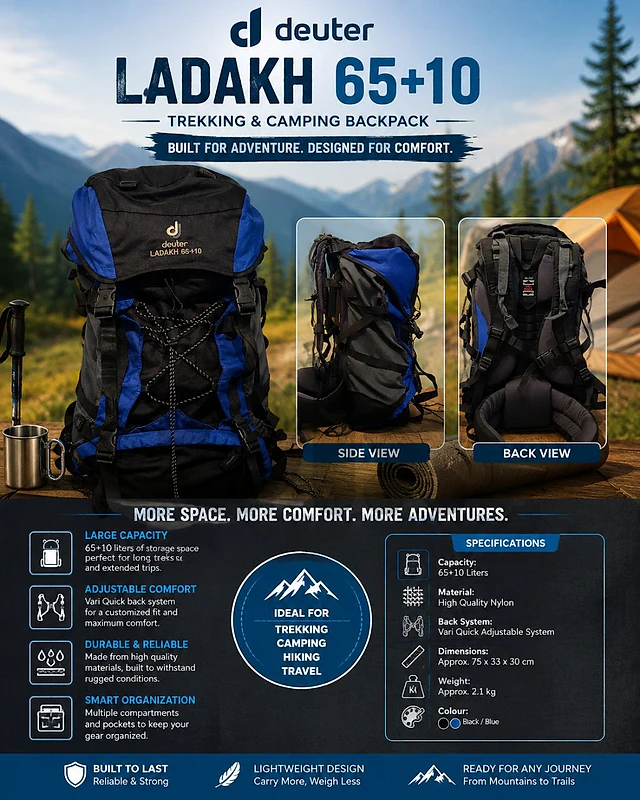 deuter🇩🇪camping bag 75L