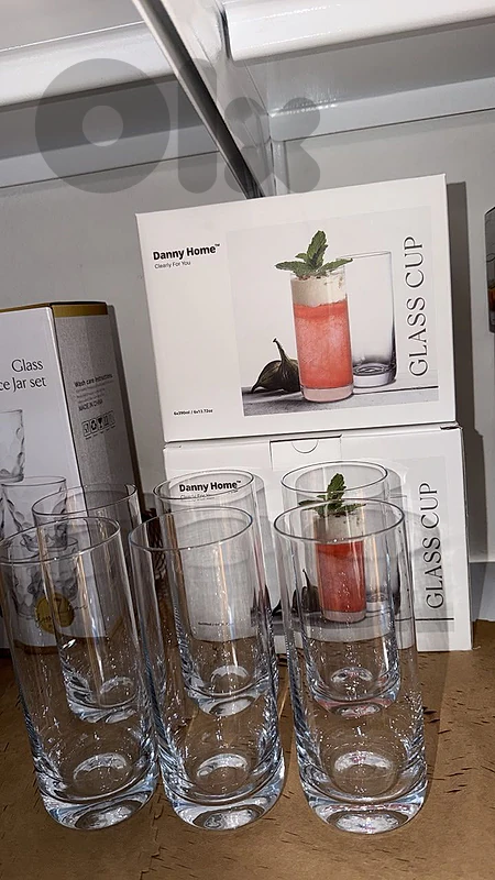 Danny Home Glass juice cups