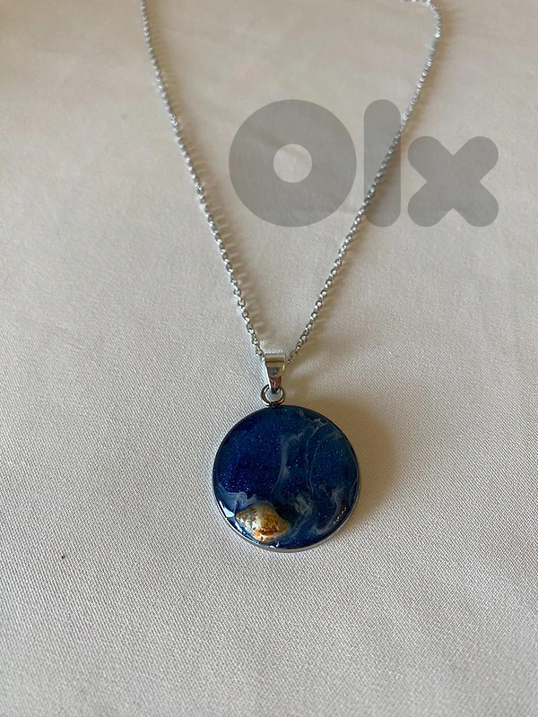Ocean Resin Necklace
