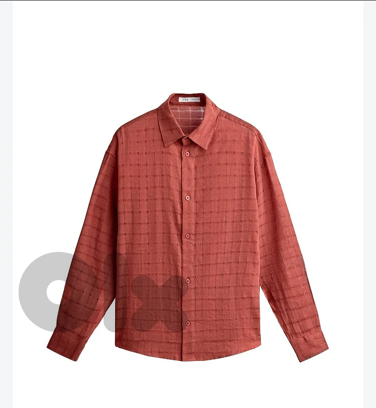 Zara linen cotton shirt size large
