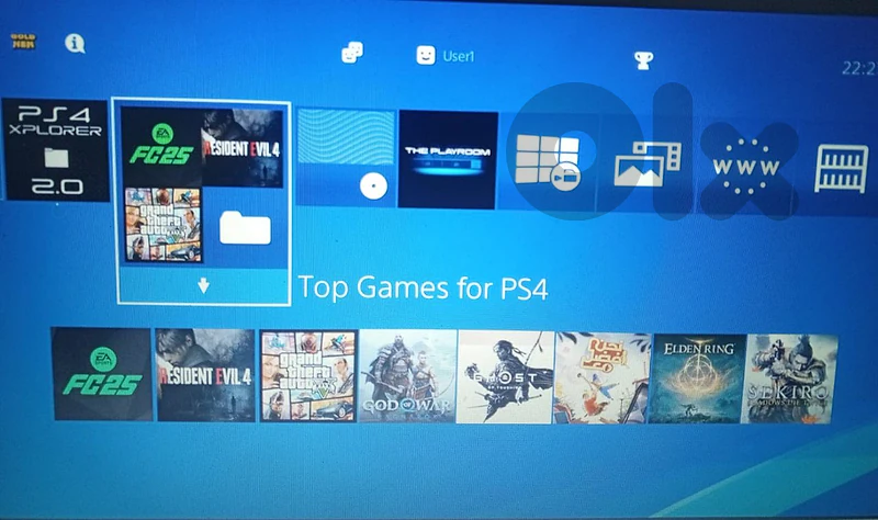 PS4 m3dle 8 games and 1 controller original and ps2