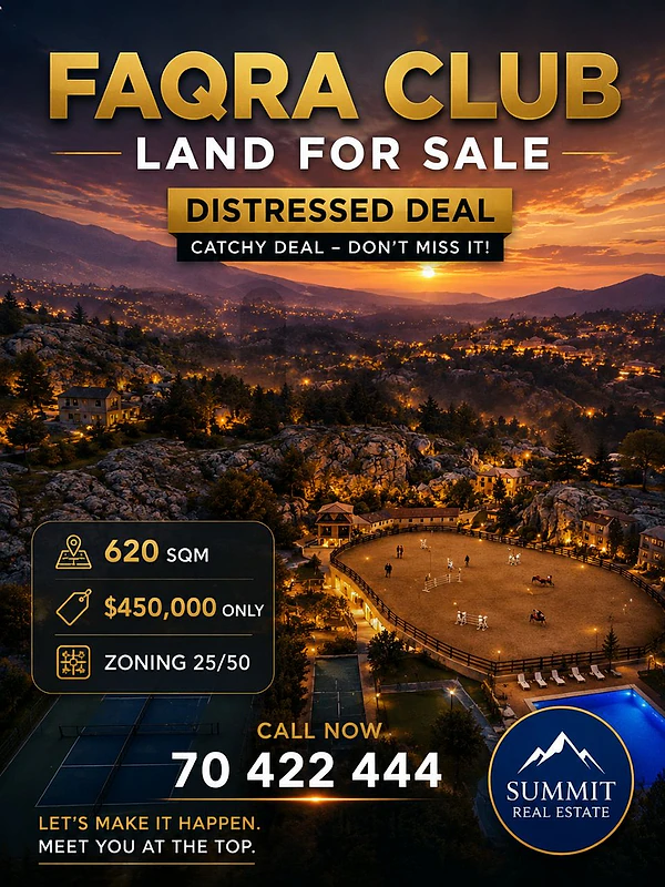 FAQRA CLUB PRIME LAND  | RARE DEAL | $450K