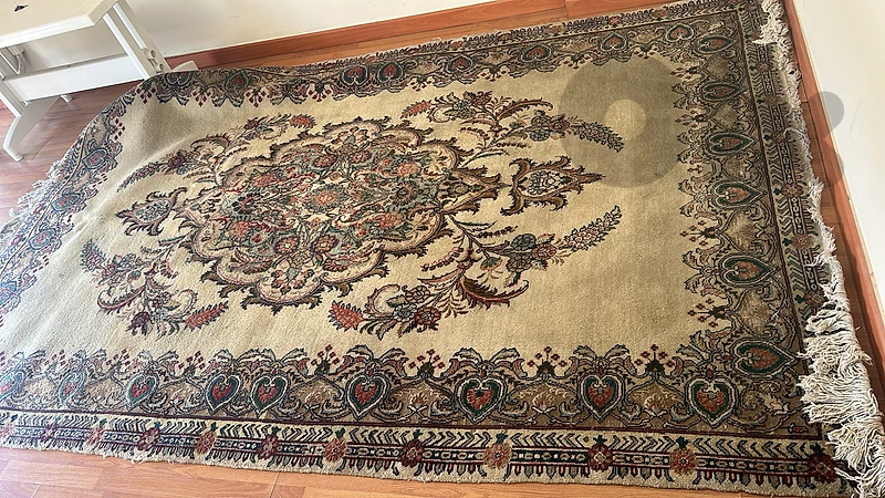 large persian carpet