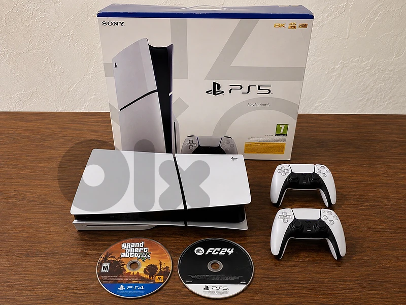 ps5 slim 2 orginal controller 2 games