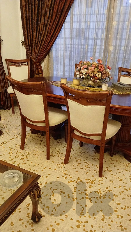 dining table and chairs