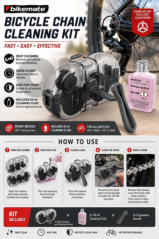 bike chain cleaning set