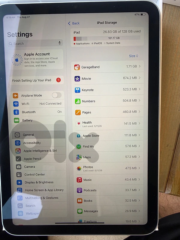 ipad mini A17 pro /wifi