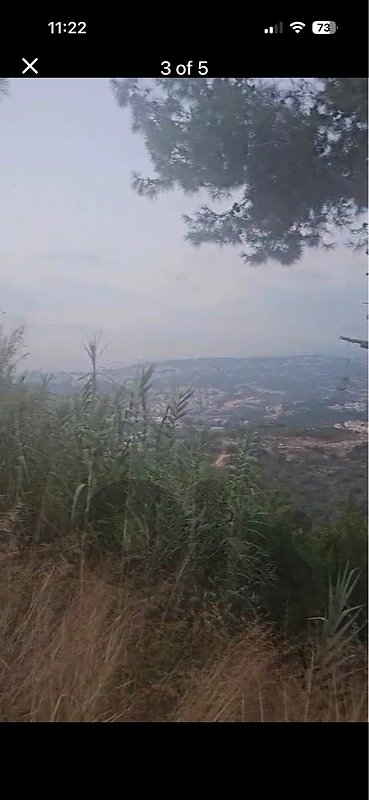 1064m land zone 25/50 Choueifat Amrousieh Mountain view