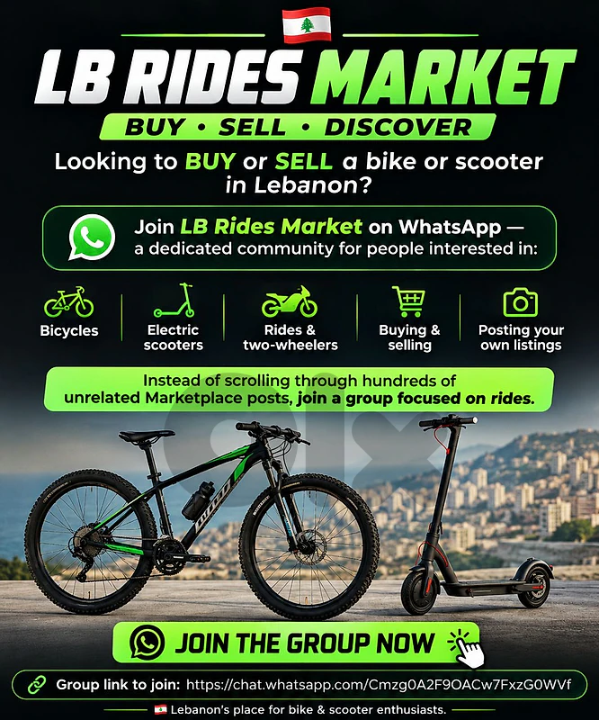 🚲 LB RIDES MARKET 🇱🇧