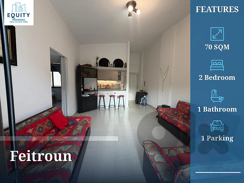 Furnished 70 SQM Apartment For Sale In Feitroun #JB18452