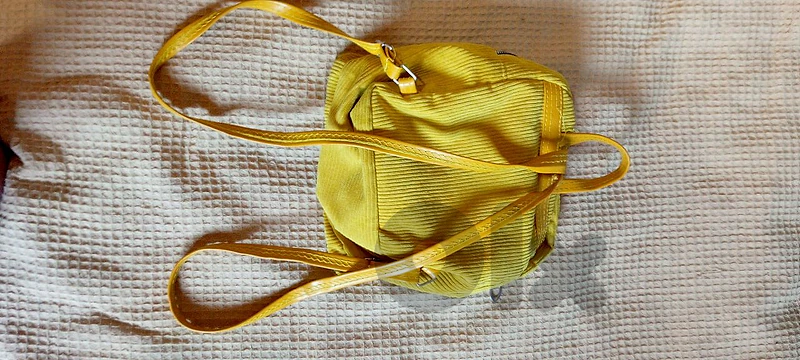 Yellow backpack