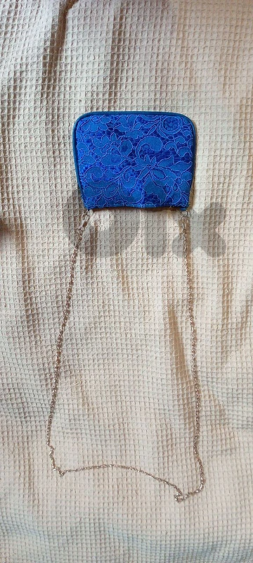 Blue mini bag