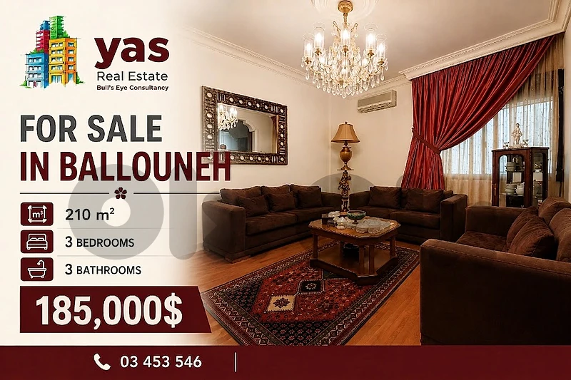 Ballouneh 210m2 | Excellent Condition | Luxurious | Catch | TO