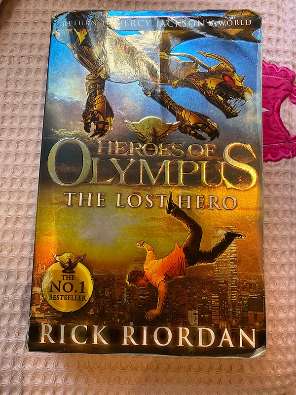 heroes of olympus the lost hero” by Rick Riordan