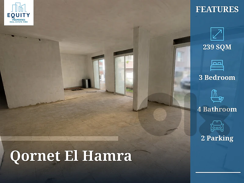 239 SQM Apartment For Sale In Qornet El Hamra #DH18010