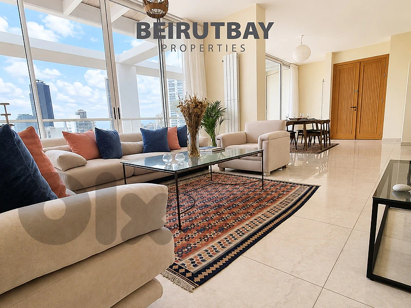 Spacious Renovated Apartment with Terrace for Rent in Achrafieh
