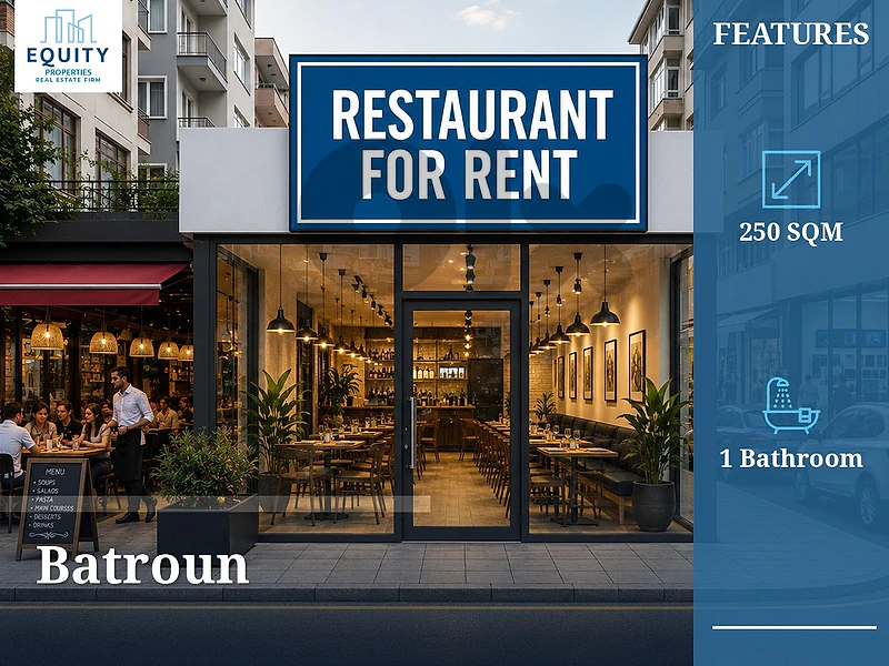 100 SQM Shop For Rent In Batroun #KS20098 100 SQM Shop For Rent In Batroun #KS20098