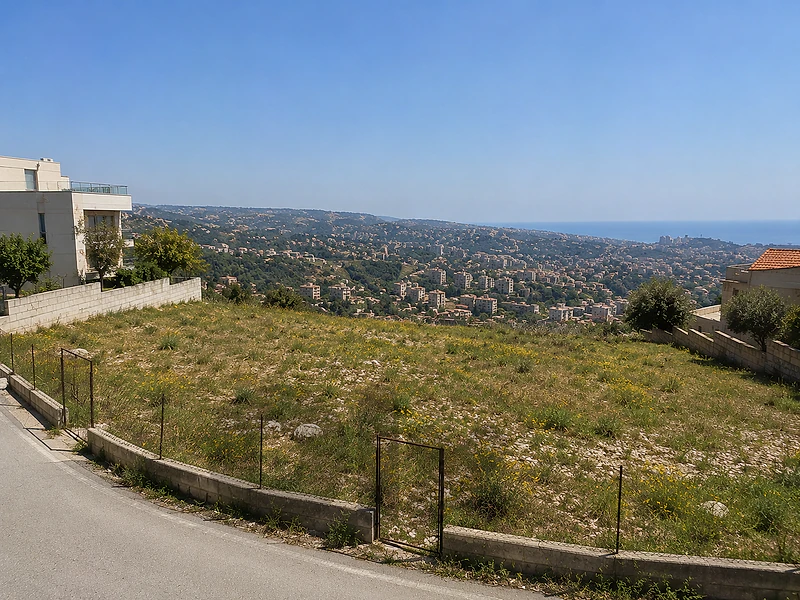 LAND IN BAABDAT | 2600Sq | PRIME LOCATION | VIEW, (BB-260) C.S