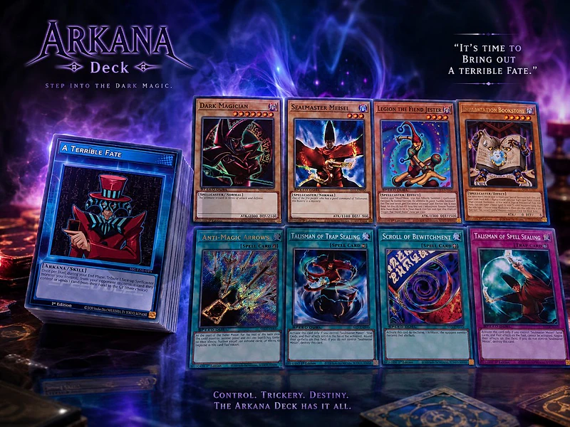 Original Yugioh Arkana Deck 40 Cards