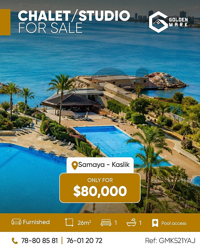 GMK521YAJ - Chalet - Studio for Sale in Samaya Resort شاليه / استوديو