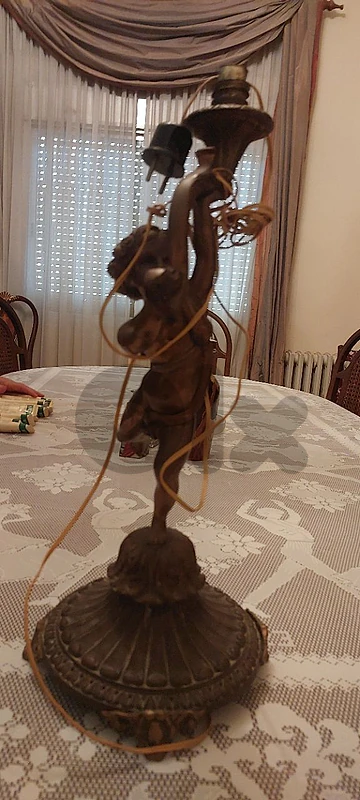 lampadaire bronze