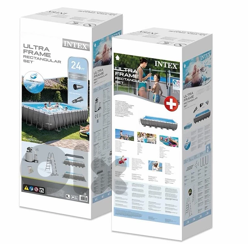Intex 24ft pool 7.32m x 3.66m