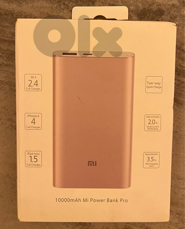 Mi-power Bank pro, 10000mAh ,quik charge.