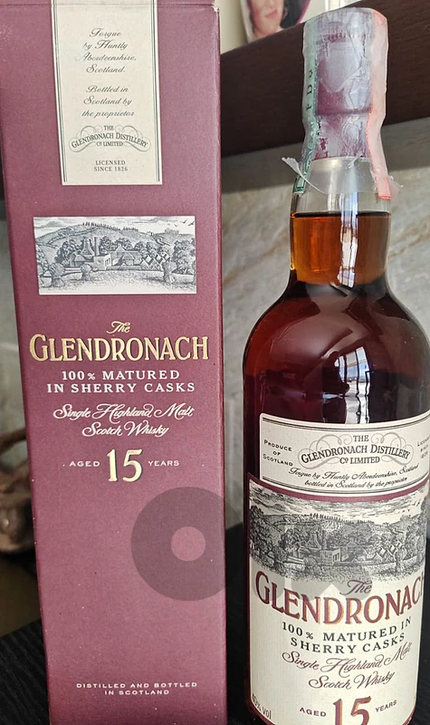 Rare Whisky GlenDronach 15 Year Sherry Cask Matured Highland Malt