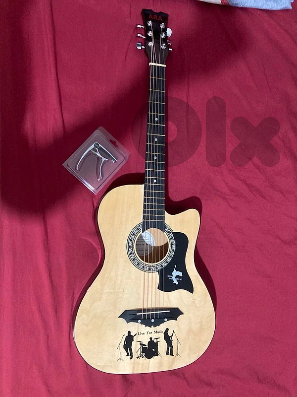 ara acoustic guitar +capo