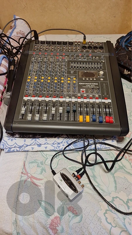 dynacord - speaker - power - mics - cables - aound card