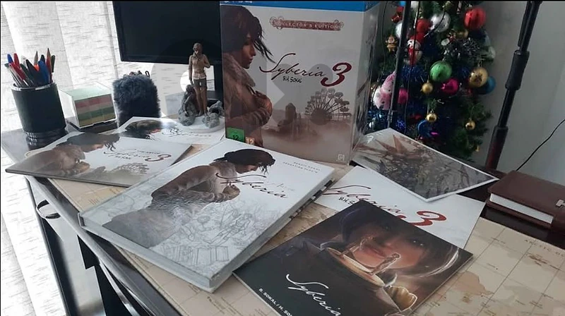 Syberia 3 Collector's Edition + Tout L'art de Syberia Artbook /No Game