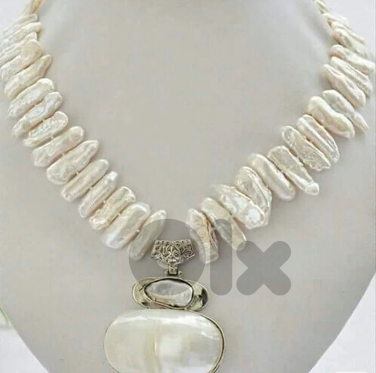 Baroque Pearl & Mother of Pearl Necklace