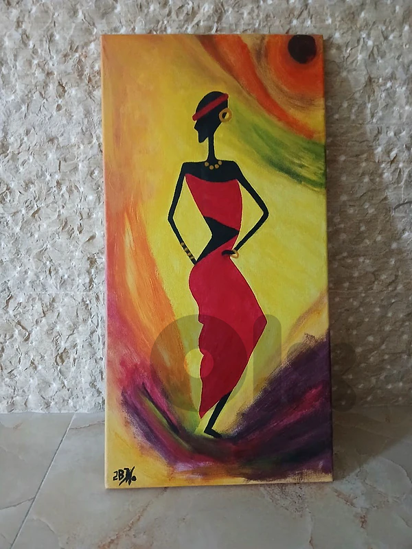 3 tablo oil painting ٣ لوحات زيتية رسم يدوي