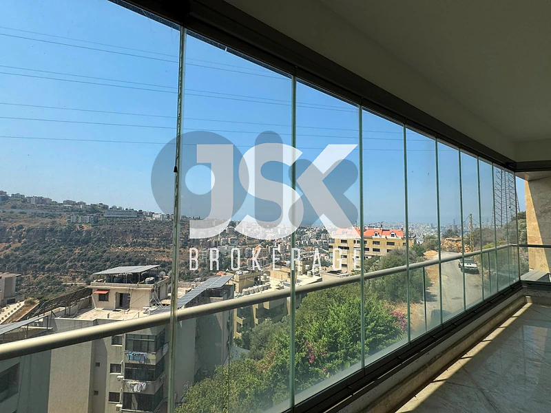 L22439 Apartment With Unlockable Sea View For Sale In Mansourieh