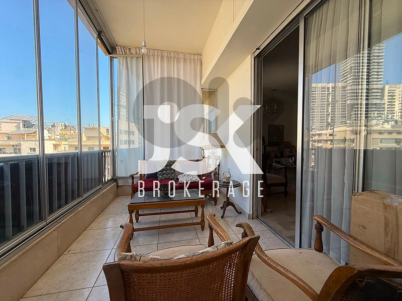 L22453 Spacious & Well-Maintained Apartment For Sale in Achrafieh