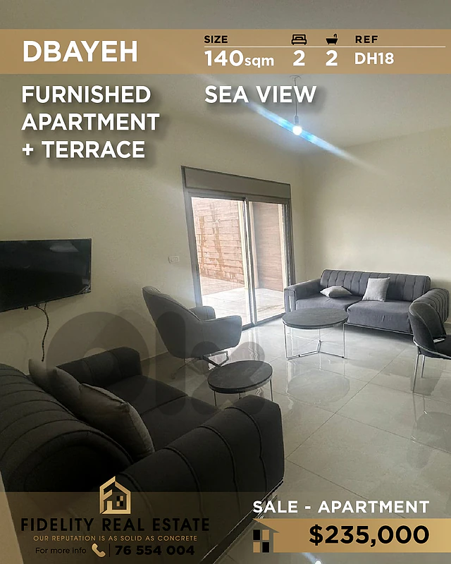 Apartment for sale in Dbayeh DH18 شقة للبيع في ضبية Apartment for sale in Dbayeh DH18 شقة للبيع في ضبية