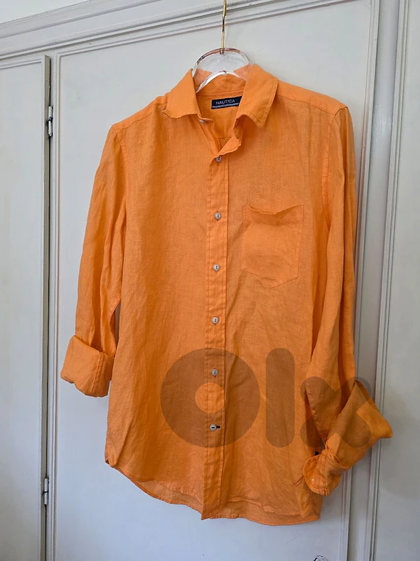 Nautica linen shirt size small