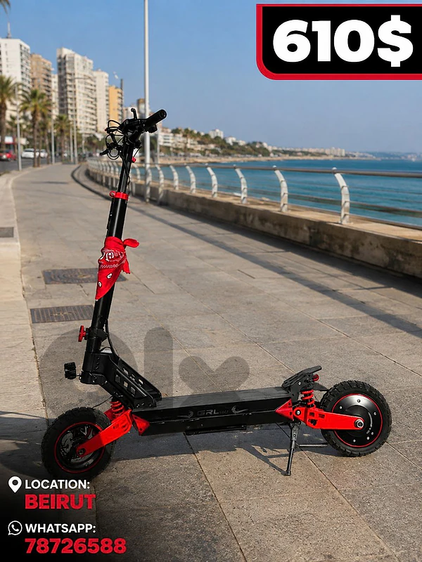 Electric Scooter – 2000W, 60km/h Top Speed, Full LED – 610$
