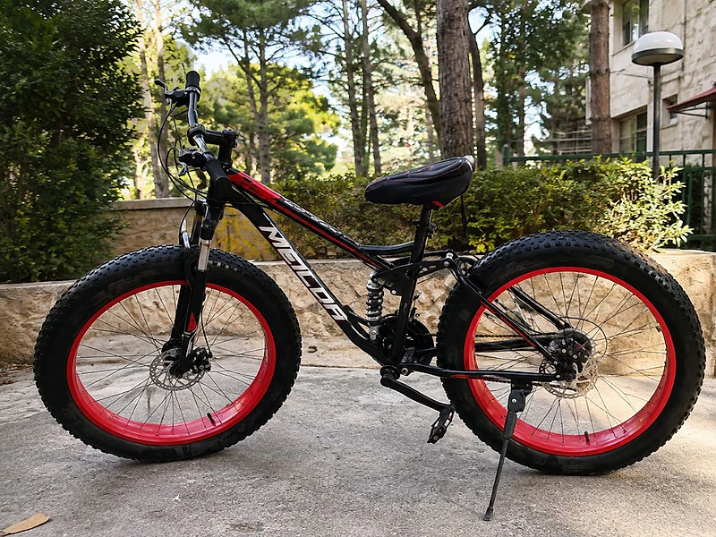 Meilor Mountain Bike – Full Suspension, 4" Fat Tires, 26"