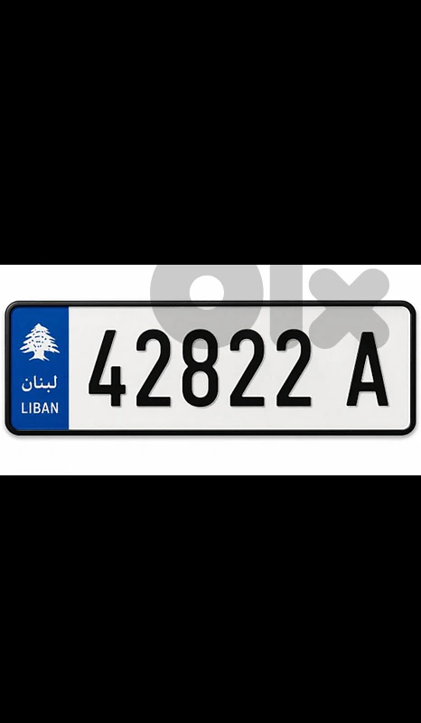 special plate 5 digits