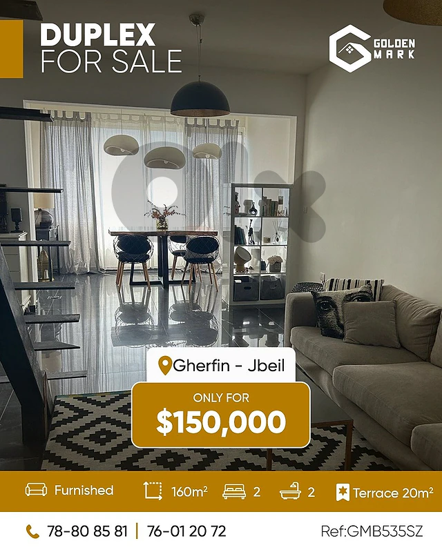 GMB535SZ - Duplex For Sale in Gherfin  -  دوبلكس للبيع في غرفين