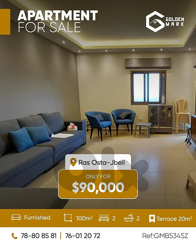 GMB534SZ - Apartment For Sale In Ras Osta  - شقة للبيع في رأس أسطا