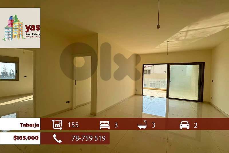 Tabarja 155m2 | New Flat | View | Prime Location | ABA