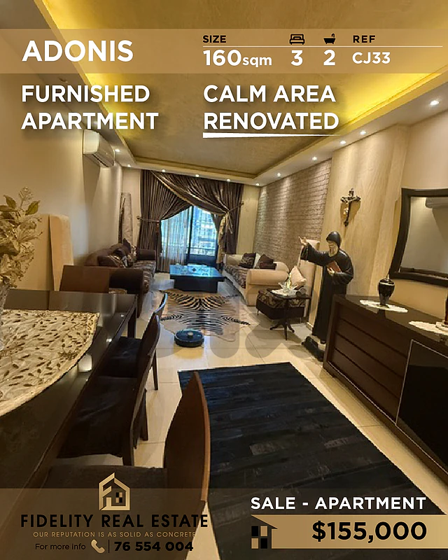 Apartment for sale in Adonis CJ33 شقة للبيع في أدونيس Apartment for sale in Adonis CJ33 شقة للبيع في أدونيس