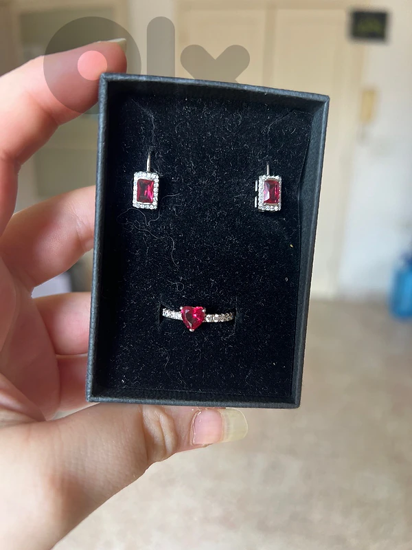ring with earrings