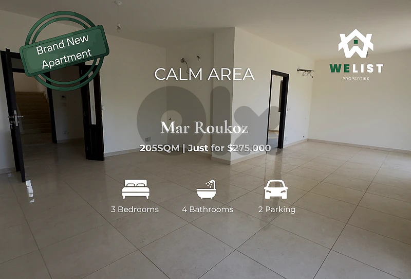 Apartment for sale in Mar Roukoz Apartment for sale in Mar Roukoz